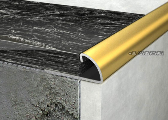 Profils décoratifs d'acier inoxydable d'ODM 316 1.2mm épais pour la bordure de carreau de céramique