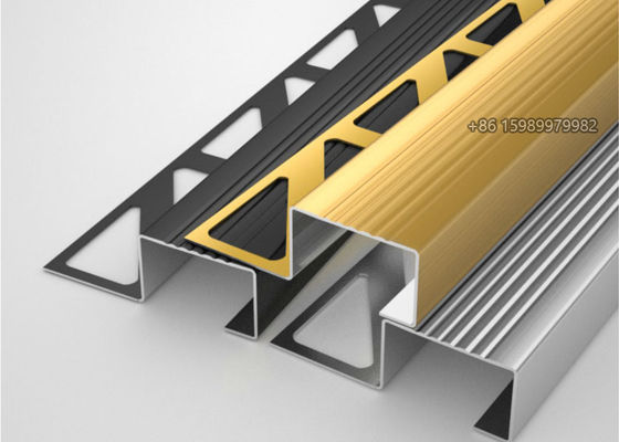 Escalier balayé d'acier inoxydable flairant OEM 0.6mm multifonctionnels disponibles